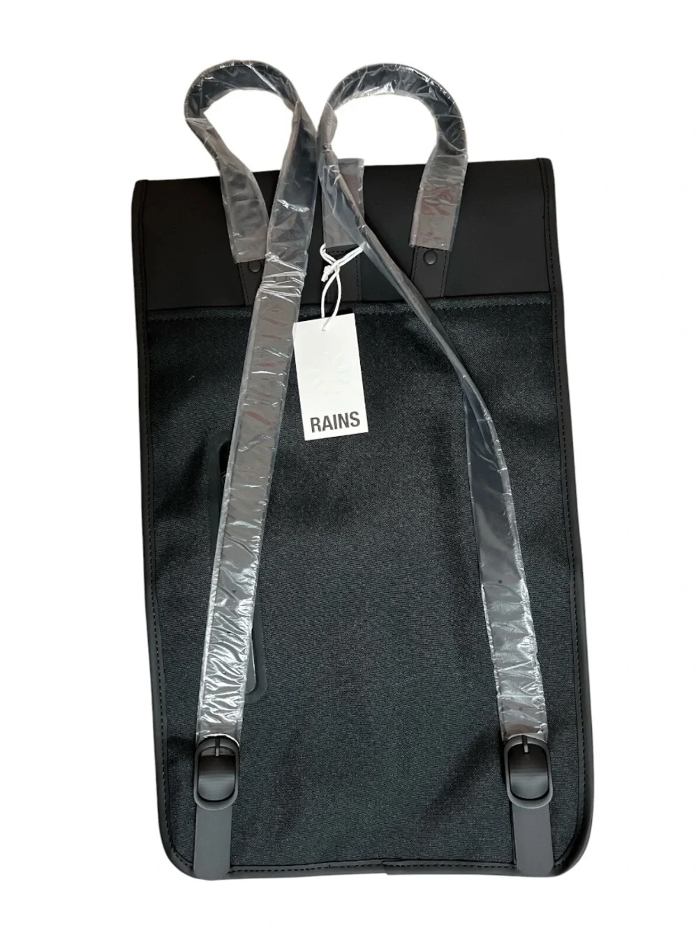 Rains Backpack W3 Black Waterproof Laptop Backpack NWT Style 13000 Unisex 15”